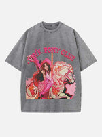 Chappell Roan Print Round Neck T-shirt