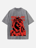 Billie Eilish Print Round Neck T-shirt