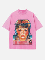 Lola Young Print Round Neck T-shirt