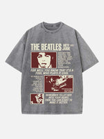 The Beatles Print Round Neck T-shirt