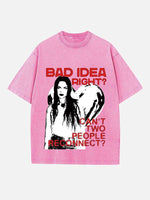 Olivia Rodrigo Print Round Neck T-shirt