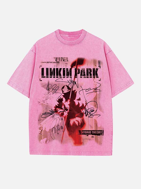 Linkin Park Print Round Neck T-shirt