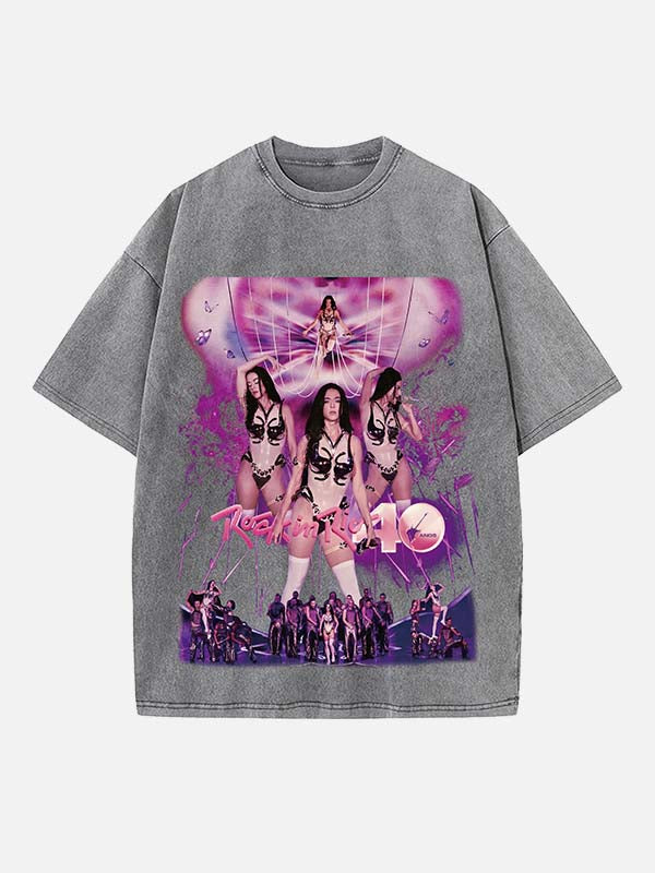 Katy Perry Print Round Neck T-shirt