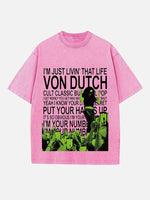 Charli xcx Print Round Neck T-shirt