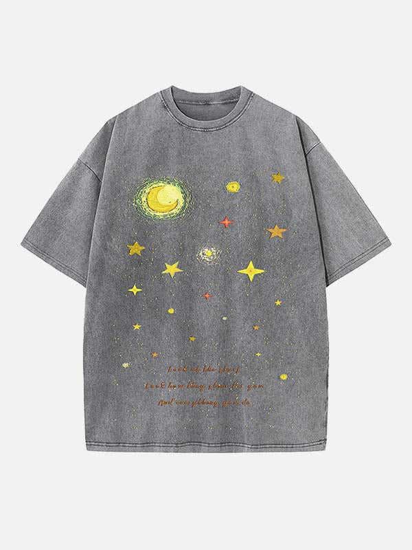 Coldplay Print Round Neck T-shirt