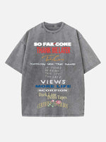 Drake Print Round Neck T-shirt