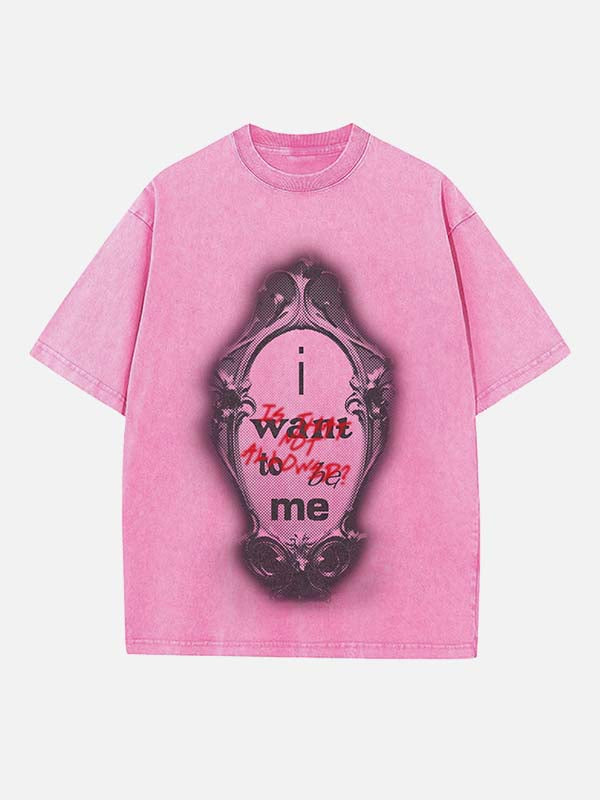 Lola Young Print Round Neck T-shirt