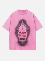 Lola Young Print Round Neck T-shirt