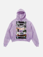 Ariana Grande Print Slant Pockets Hoodie
