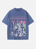 BLACKPINK Print Round Neck T-shirt