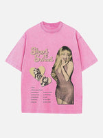 Sabrina Carpenter Print Round Neck T-shirt