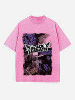 Black Sabbath Print Round Neck T-shirt