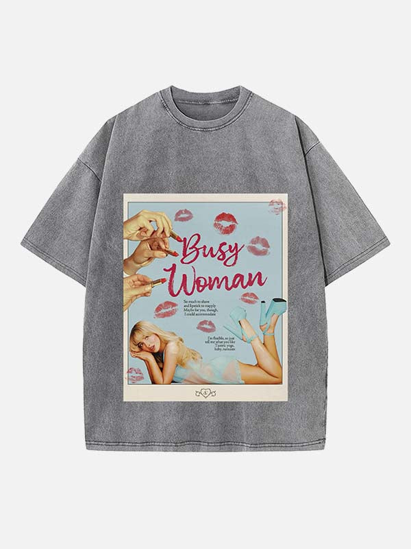 Sabrina Carpenter Print Round Neck T-shirt