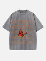 Demi Lovato Print Round Neck T-shirt