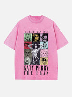 Katy Perry Print Round Neck T-shirt