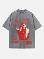 Beyoncé Print Round Neck T-shirt