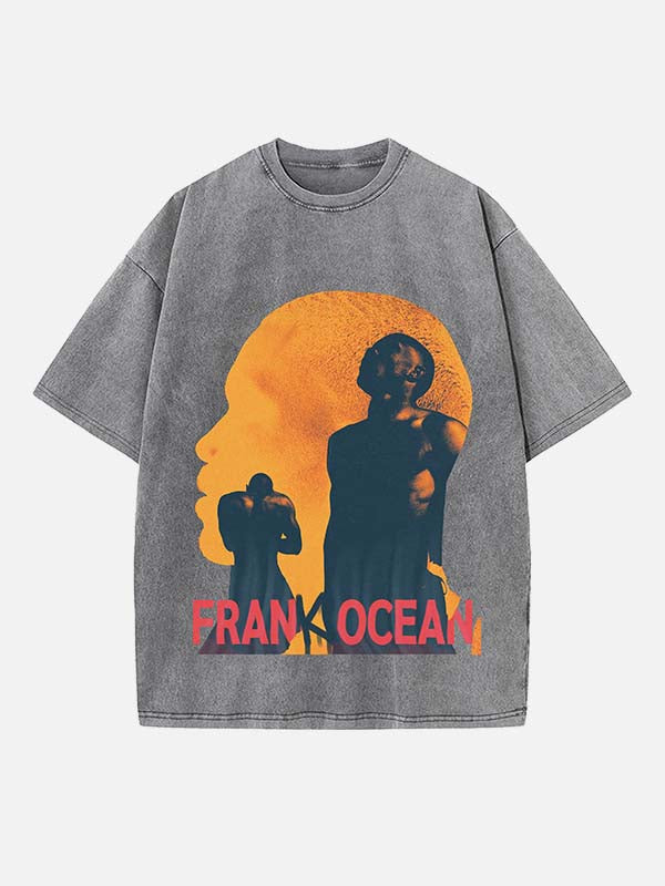 Frank Ocean Print Round Neck T-shirt
