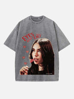 Madison Beer Print Round Neck T-shirt