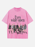 TWICE Print Round Neck T-shirt