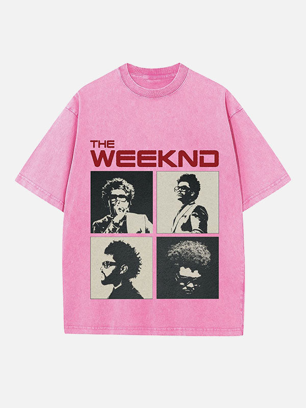 The Weeknd Print Round Neck T-shirt