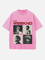 The Weeknd Print Round Neck T-shirt