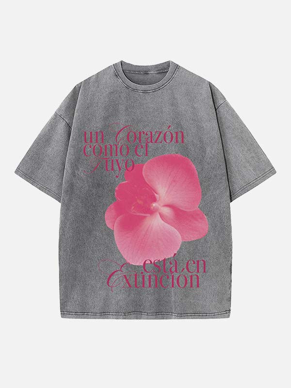 Kali Uchis Print Round Neck T-shirt