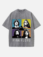 Pink Floyd Print Round Neck T-shirt