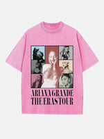 Ariana Grande Print Round Neck T-shirt