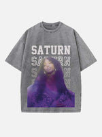 SZA Print Round Neck T-shirt