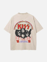 KISS Print Round Neck T-shirt
