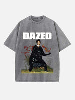 Rihanna Print Round Neck T-shirt