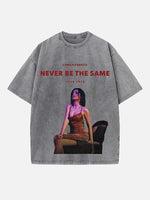 Camila Cabello Print Round Neck T-shirt