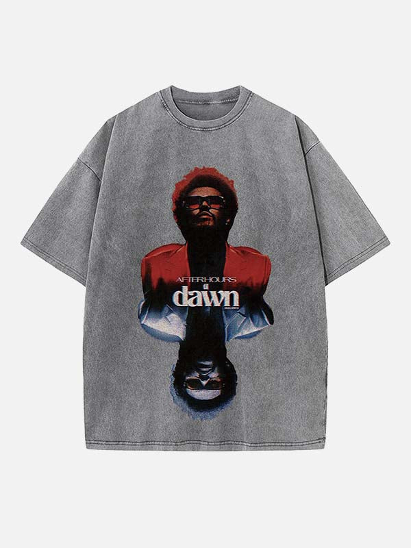 The Weeknd Print Round Neck T-shirt