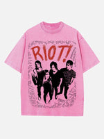 Paramore Print Round Neck T-shirt