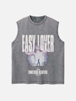 Miley Cyrus Print Round Neck Tank