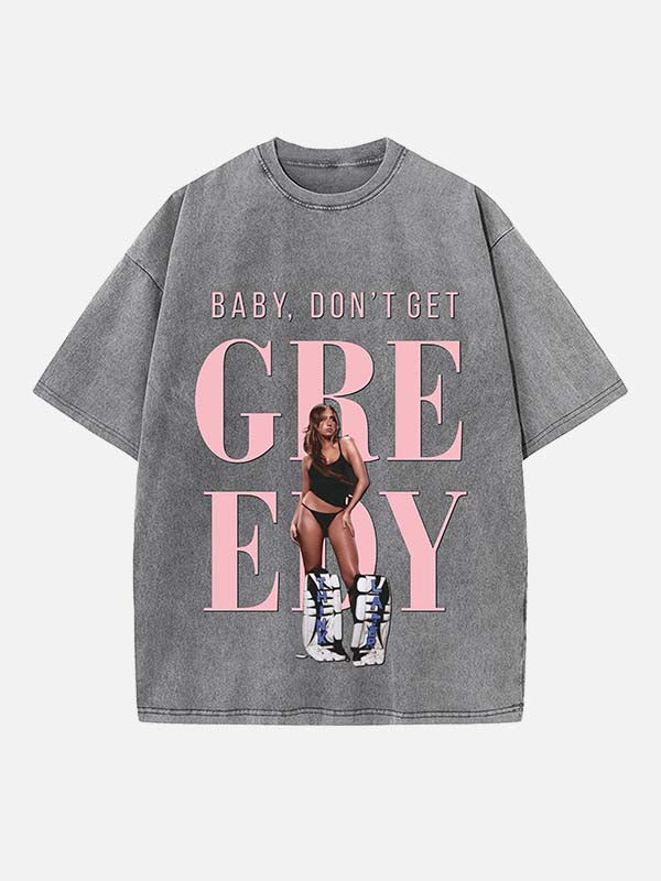 Tate McRae Print Round Neck T-shirt