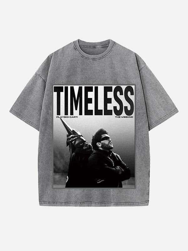 The Weeknd Print Round Neck T-shirt