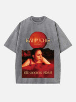 Kali Uchis Print Round Neck T-shirt