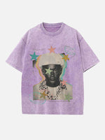 Tyler, The Creator Print Round Neck T-shirt