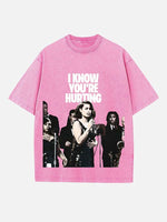 Raye Print Round Neck T-shirt