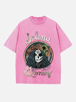 Selena Gomez Print Round Neck T-shirt