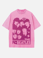 The Beatles Print Round Neck T-shirt