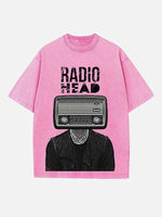 Radiohead Print Round Neck T-shirt