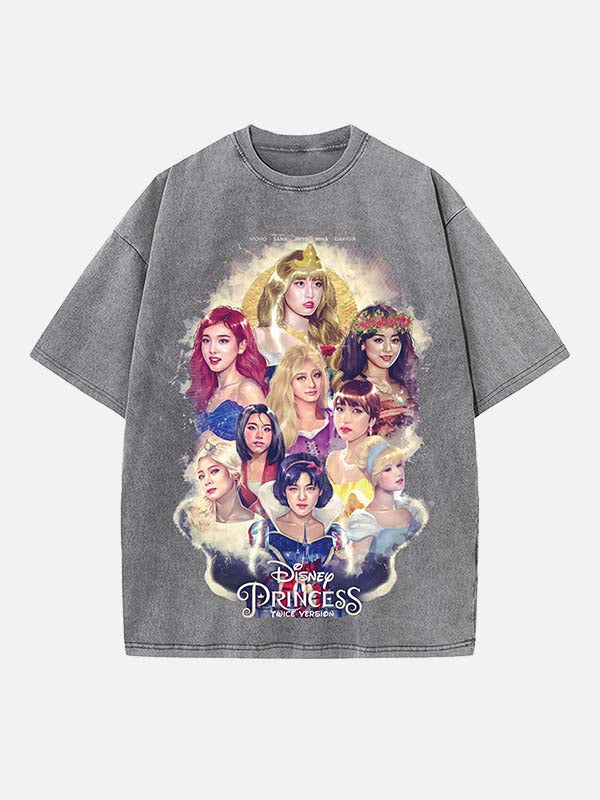 TWICE Print Round Neck T-shirt