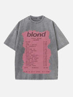 Frank Ocean Print Round Neck T-shirt