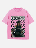 Billie Eilish Print Round Neck T-shirt