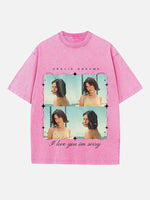 Gracie Abrams Print Round Neck T-shirt