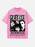 Paramore Print Round Neck T-shirt