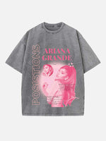Ariana Grande Print Round Neck T-shirt