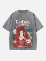 Chappell Roan Print Round Neck T-shirt